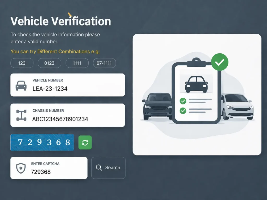 excise car verification